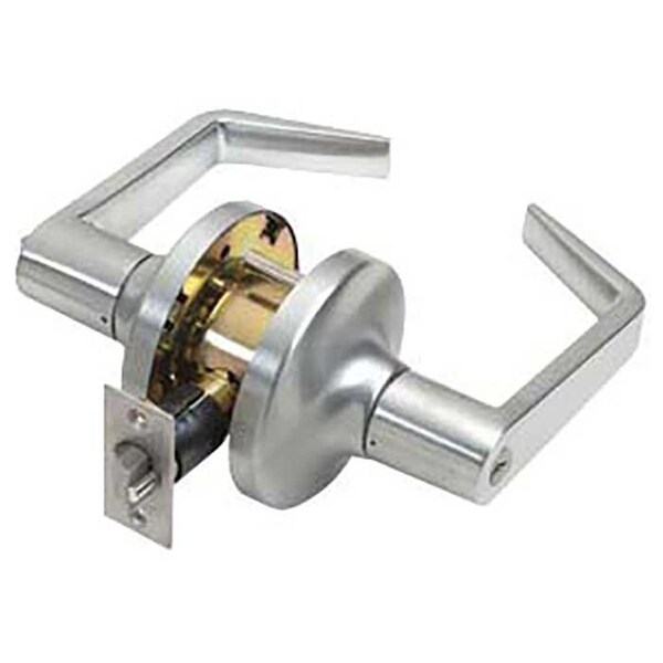 Grade 1 Cylindrical Lock, Classroom, Lever, Satin Chrome, 2-3/4 Inch Backset, Conventional Cylinder